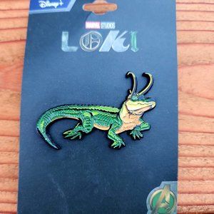 Marvel Gator Loki Enamel Pin BoxLunch Alligator Variant
